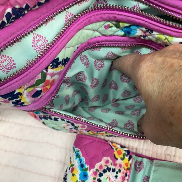Vera Bradley Triple Zip Crossbody and Wallet - Picture 7 of 16